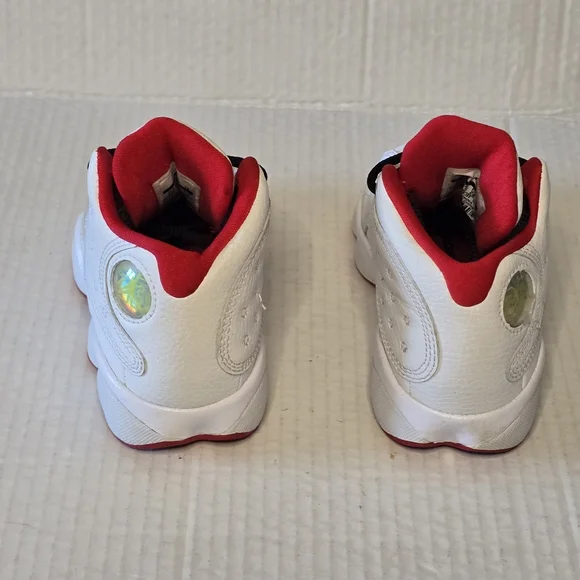 Jordan 13 Retro History of Flight Kids Sneakers Size 11C White Red OG - Picture 4 of 12